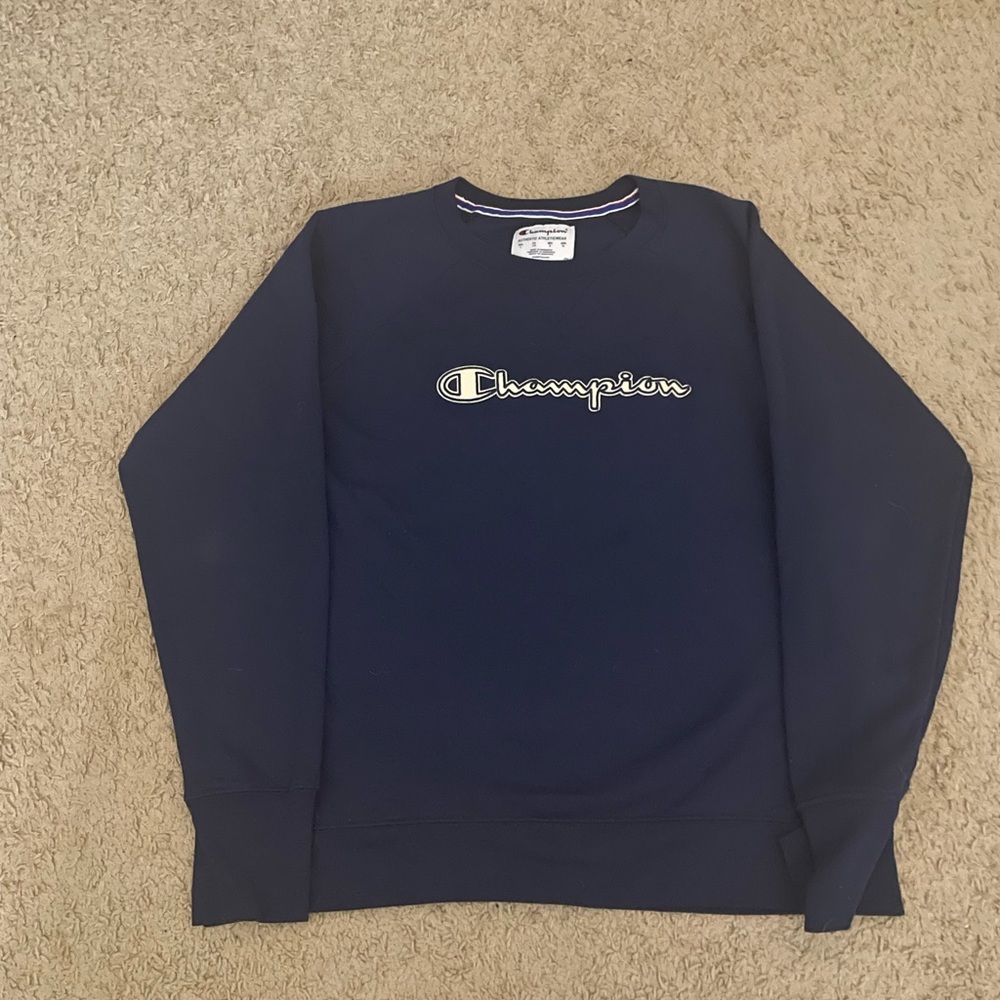 Dark blue champion crew neck